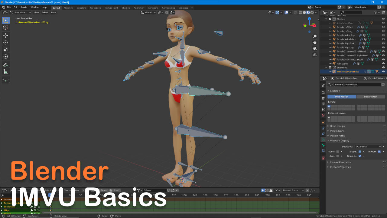 Blender Basics for IMVU – Blender Knowledgebase